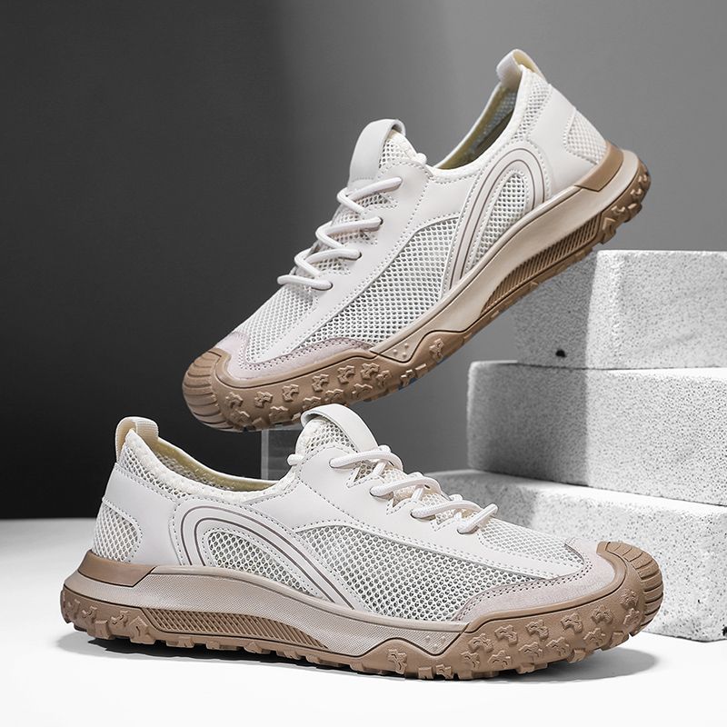 New Outdoor Casual Shoes Heightening Shoes Women's Air Cushion Hiking Shoes Hiking Shoes_vogvips.com