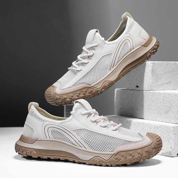 New Outdoor Casual Shoes Heightening Shoes Women's Air Cushion Hiking Shoes Hiking Shoes_vogvips.com