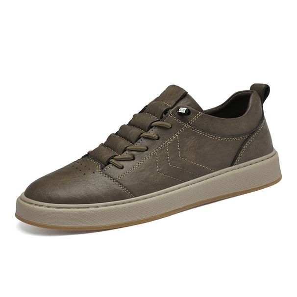 Casual Round Head Lace-up-free Board Shoes Men's Low-top Breathable Sports Hand-scratched Board Shoes Men's Shoes_vogvips.com