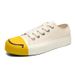 Smiley Face Canvas For Men And Women Street Style Couple Trendy 2025 Spring New Casual Lace-Up Student Low-Top White_vogvips.com
