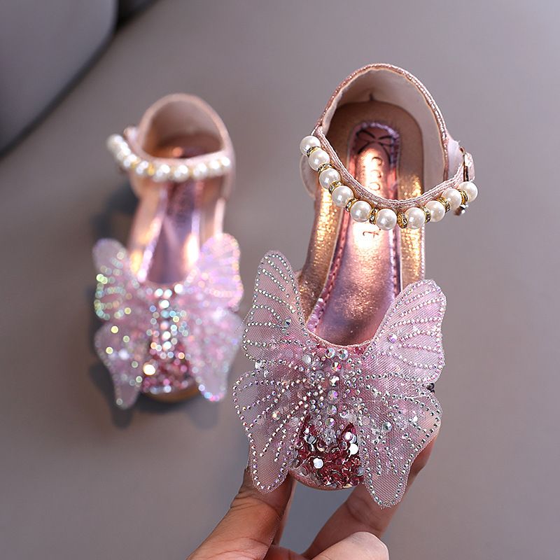 Girls Little Big Child Princess Girls Casual Single Shoes Show Shoes Fashion Leather Shoes_vogvips.com