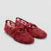 Mesh Embroidered Flower Round Head Ballet Style Cross Strap Ballet Flat Breathable Mary Jane Single Shoes_vogvips.com