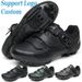 Road Bike Cycling Shoes Mountain Bike Lock Shoes Lockless Shoes Breathable Dynamic Bike Hard Bottom Cycling Shoes Men_vogvips.com