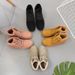 Women's Chunky Sole Ankle Boots - Waterproof Slip-Resistant Martin Boots For Winter, Round Toe Lace-Up Casual Shoes (Yellow, Black, Beige, Pink)_vogvips.com