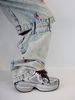 Ran Yan 2024 Spring New Arrival Thick Bottom Height-Increasing Leather Faded-Effect Clunky Sneakers Easiest Match_vogvips.com