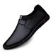 European Warm Series Autumn Winter New Business British Casual Leather Men's First Layer Cowhide Trendy Slip-On Loafers Wedding Shoes_vogvips.com