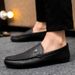 Lazy And Comfortable Kick On Lefu Non Slip Men's British Spring Dress Single Wenzhou Leather Shoes, Business Breathable_vogvips.com