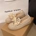 Evening Wind Single Shoes Women's Spring One-pedal Loafer Fisherman Shoes Thick-soled Breathable Mesh Doudou Shoes_vogvips.com