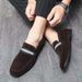 2025 Season Men's Height Increasing Soft Sole Loafers Moccasins Slip-On Casual Leather Shoes_vogvips.com