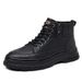 European Warm Series Shoes 2025 New Thickened Autumn Winter Fleece Cotton High-top Sneakers Martin Men's Short Boots_vogvips.com