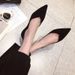 2024 Spring And Autumn New Korean Style Red Single Pointed Toe Shallow Mouth Gentle Versatile Flat Work Shoes For Women_vogvips.com