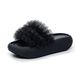 Mesh Thick-bottomed Cool Slippers Women's Casual Lace Edge Mesh Yarn Rhinestone Wearing Women's Sandals_vogvips.com