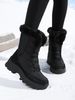 Black Snow For Women Winter Fleece Lined Thickened Warm Shoes Waterproof Non-Slip Northeast Outdoor Skiing Big Cotton_vogvips.com