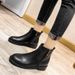 Flat Short Large 41-43 Autumn Winter Plush Martin Small Size 33 Single Genuine Leather Snow Boots Women's Shoes_vogvips.com