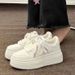 Foreign Trade Wholesale Thick-Soled White Sneakers For Women 2023 Autumn New Fashion Ins Style Student Casual Sports_vogvips.com