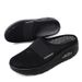 2025 Summer Oversized Baotou Half Slippers Mesh Cloth Heels Free Step Women's Flat Shoes_vogvips.com