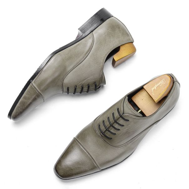 Unbeatable Quality Sharp Pointed Oxford Men's Business Comfortable Classic British Leather Polished Formal Shoes_vogvips.com