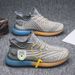 Coconut Shoes Men's Shoes Summer New Breathable Mesh Shoes Men's Trend Versatile Flying Knitting Sports Casual Running Dad Shoes_vogvips.com