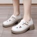 Coarse Heel 2025 Summer Versatile Baotou Sandals Large Thick Women's Lightweight Soft Soled Casual Roman Shoes_vogvips.com