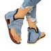 Women's Shoes New Toe Canvas Sandals Women Large Size Rivet Beach Roman Sandals_vogvips.com