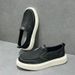 Summer 2025 New Old Beijing Cloth Soft Sole Breathable Slip-On Sneakers Men's Black Casual Shoes_vogvips.com