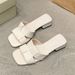 2025 New Summer French Fashion High-Heeled Chunky-Heel Women's Slippers Casual Open-Toe Sandals Versatile_vogvips.com