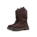 Vintage Style Women's Outdoor Mid-Calf Boots For Summer - Lightweight Short Martin Boots Brown Grey_vogvips.com