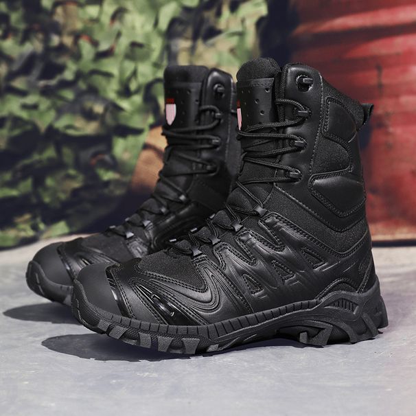 Men's Outdoor High Top Flight Boots, New Tactical Boots, Men's Anti Slip Field Boots, Desert Boots_vogvips.com