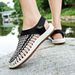 Summer New Men's Brand Designer Fashion Casual Outdoor Waders Large Size Hand-woven High Quality Beach Sandals For Men_vogvips.com