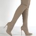 Women's Knit Ankle Boots Pointed Toe Chunky Heel Elastic Martin Boots Stretchy Sock Boots Fashion Casual Shoes Size 34-43_vogvips.com