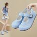 Breathable Velcro Mary Jane Flat Loafers Casual Shoes Comfortable And Sweet_vogvips.com