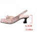 Summer Butterfly-knot Floral Women Sandals Fashion Slingbacks High Heel Shoes Ladies Outdoor Party Dress Gladiator_vogvips.com