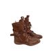Women Boxing Boots 2025 Spring Height-Increasing Martin For Women, Brown Boxing Suede Round-Toe Lace-Up Sports Boots, Short Boots_vogvips.com
