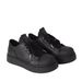 Black And Claic Cro-Pattern Thick-Oled White For Women, New Top Quality Ummer Caual Hoe, College Tyle Large-Toe Derby_vogvips.com