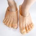 Funny Slipper Men Women Unisex Creatire Toe Crazzy Five-Finger Feet Shoes Men's Beach Slippers Halloween Cosplay Props_vogvips.com