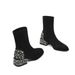 Suede Short Versatile Stretch Sock Boots Shoes For Women 2025 New Korean Style Round Toe Slim Elegant Pearl Rhinestone_vogvips.com