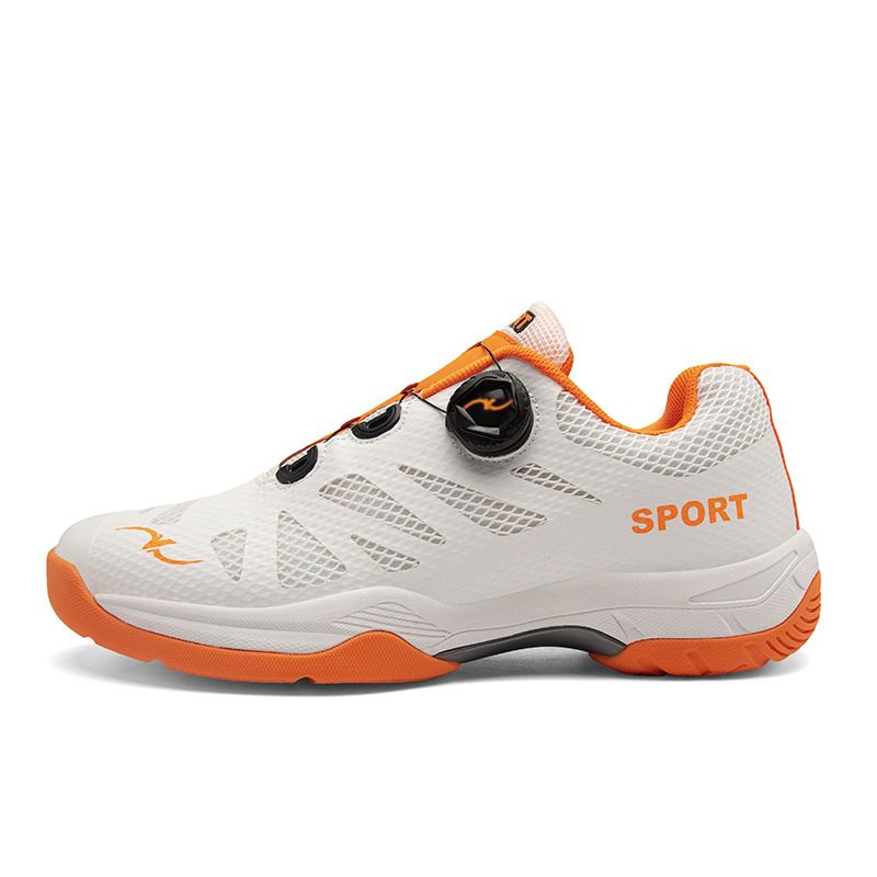 Men's And Women's Professional Wear-resistant And Non-slip Large-size Training Shoes, Carbon Plate Rotating Buckle, Couple's Badminton Shoes_vogvips.com