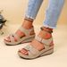 Large Size Fish Mouth Casual Sandals Sandals Women's Outdoor Wear Velcro Shoes_vogvips.com
