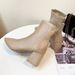 2021 New Martin Winter European And American Style Square Toe Back Zipper Short Women's Chunky Mid Heel Boots_vogvips.com