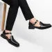 Factory Stores Neue Schwarz Casual Business Männer Schuhe Schnalle Runde Kappe Sandalen Schuhe Für Männer Mit Freies Verschiffen Größe 38-46_vogvips.com