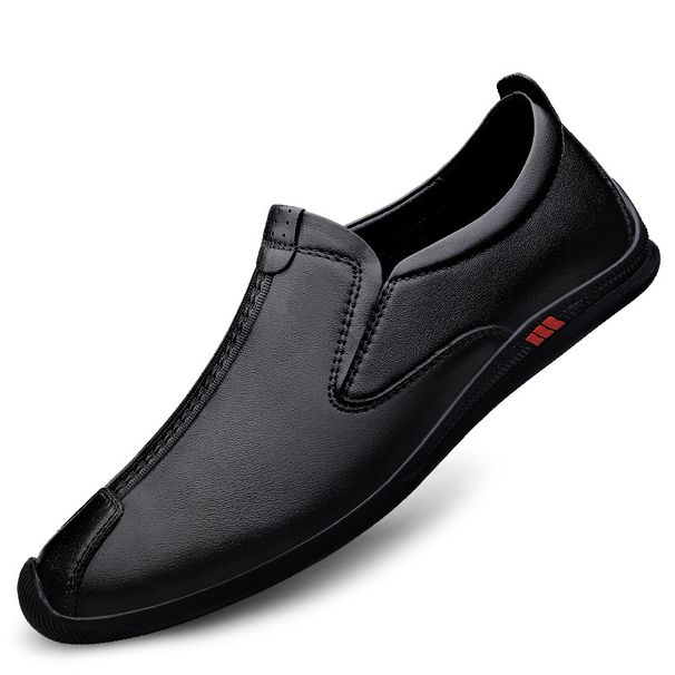 Men's Casual Loafers, Driving To Work, Soft-soled Soft Leather Men's Shoes, Lazy Men's Shoes_vogvips.com