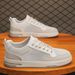 Men's 2025 Summer New Mesh Breathable Sports And Leisure Men's Low Cut Black Trendy Versatile Board Shoes_vogvips.com