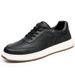 New Releases In December 2025 White Loafers Genuine Leather Mid-Heel Lace-Up Casual Spring New Lightweight Non-Slip Breathable Men's Shoes_vogvips.com