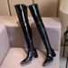 Fashion Hot-Selling Chunky Motorcycle High Heel Slimming Square Toe Over-the-Knee European Style Long Boots For Women_vogvips.com
