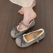 French-style Sweet Mary Jane For Women, 2026 Spring New Popular Model, Elegant Flat To Pair With Skirts, Gentle Shoes_vogvips.com
