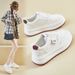 Little White Shoes Female Students Thick-soled Heightening Shoes Sports Board Shoes Casual Street Shoes_vogvips.com