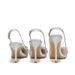 New Autumn High Heels Thin Heel Pointed Glitter Crystal Bow Summer Closed Toe Open Back Women's Sandals Wedding Shoes_vogvips.com