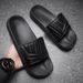 Men's Slippers Summer Outdoor Wear With A Sense Of Stepping On Poop. One Line Trailer For Home Anti Slip, Shower And_vogvips.com