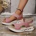 Summer New Women's Platform Sandals - Plus Size Soft Sole Casual Peep-toe Thick Sole Beach Sandals_vogvips.com
