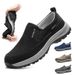 Men's Slip On Walking Shoes - Lightweight Breathable Mesh Sneakers With Memory Foam, Easy Wear Outdoor & Driving Shoes For Summer_vogvips.com
